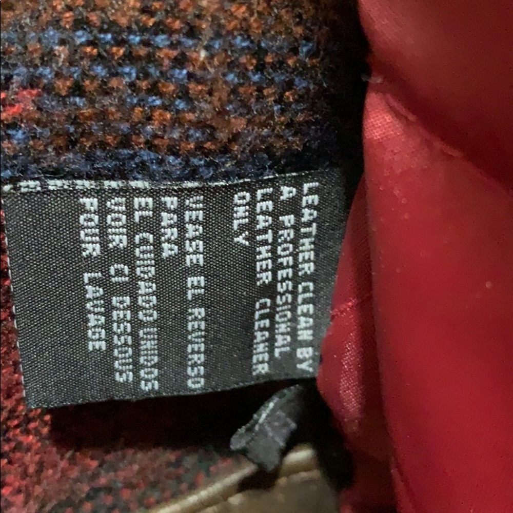 CONTEXT XLT DISTRESSED LEATHER BOMBER JACKET - Picture 5 of 11